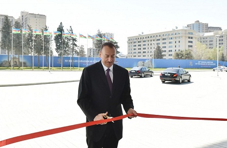 President Aliyev, his spouse attend opening of Baku Congress Centre - PHOTOS